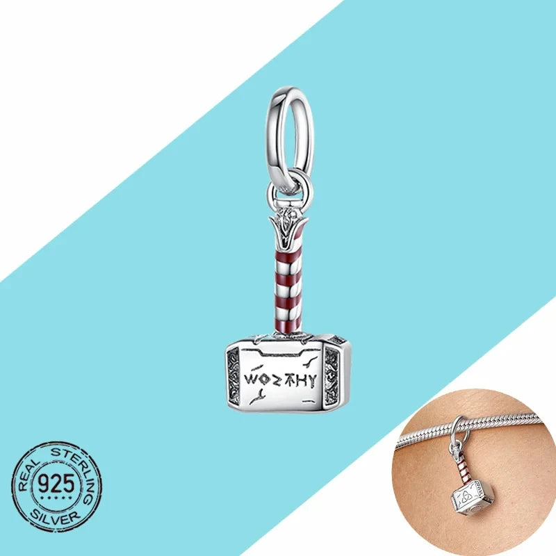 New 100% 925 sterling silver Disney pendant beads