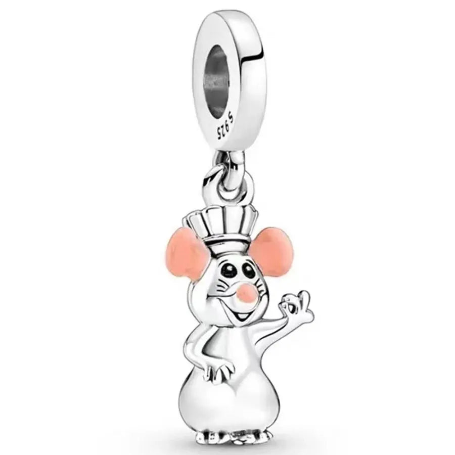New 100% 925 sterling silver Disney pendant beads