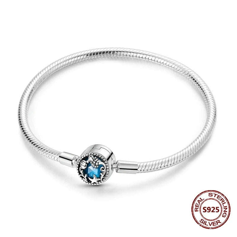 Silver 925 Bracelet Original Bracelets Colorful Zircon
