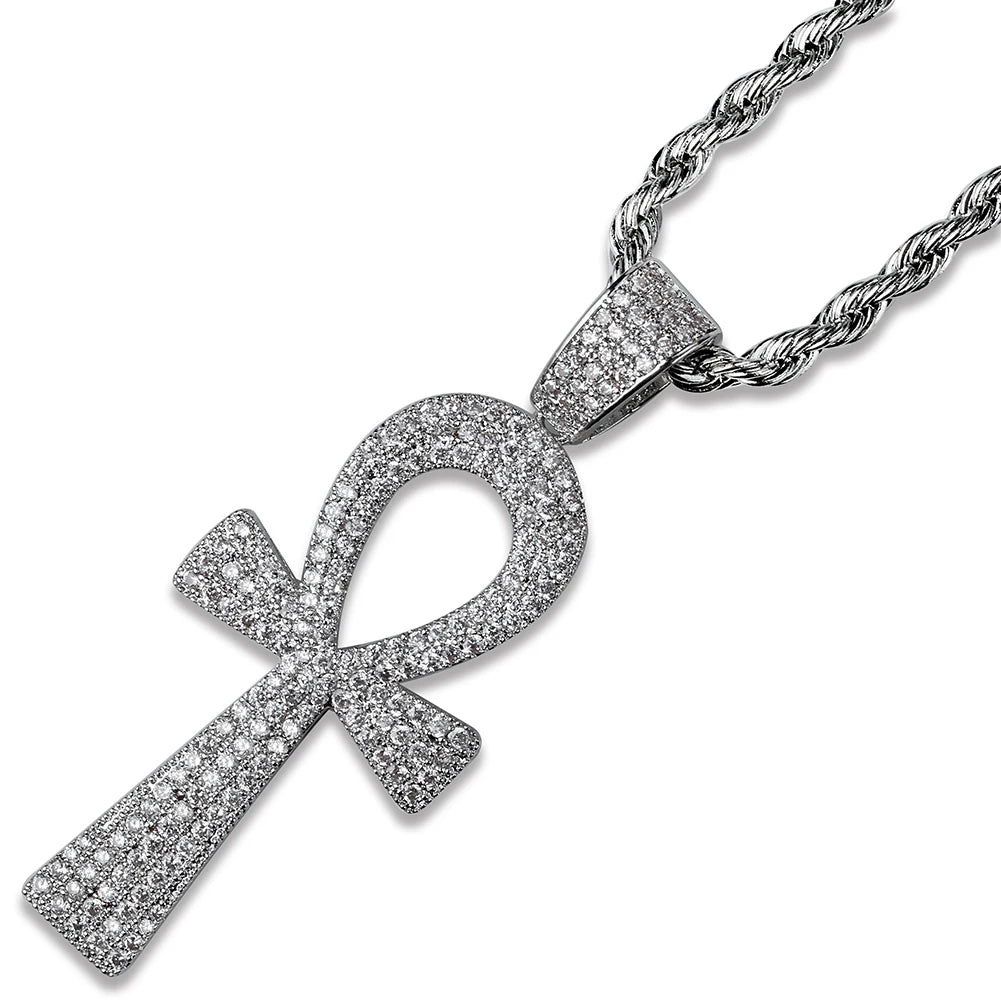 TOPGRILLZ Hip Hop New Style Ankh Necklace Copper Gold/Silver