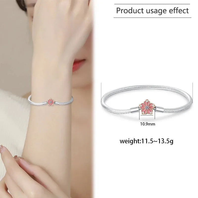 Original 925 Sterling Silver bracelet with butterfly,