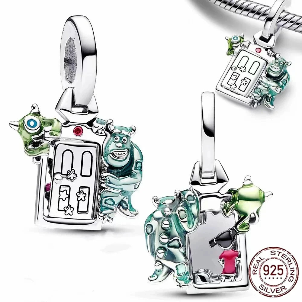 New 100% 925 sterling silver Disney  pendant beads