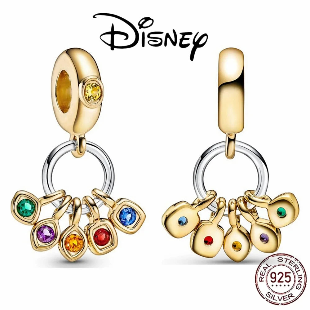 New 100% 925 sterling silver Disney  pendant beads