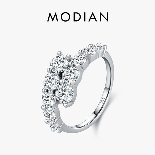 MODIAN 925 Sterling Silver Classic Luxury
