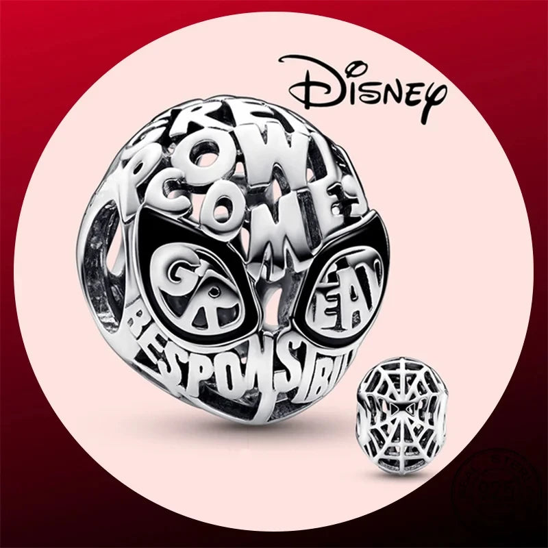 New 100% 925 sterling silver Disney  pendant beads