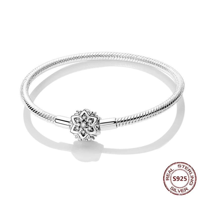 Silver 925 Bracelet Original Bracelets Colorful Zircon