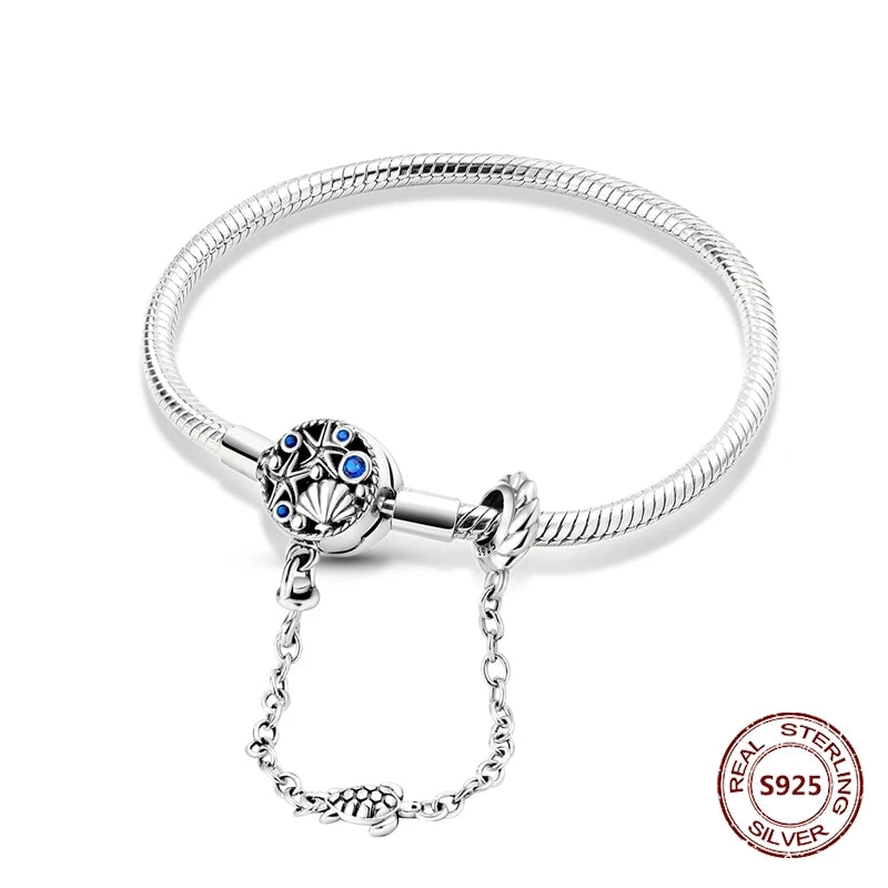 Silver 925 Bracelet Original Bracelets Colorful Zircon