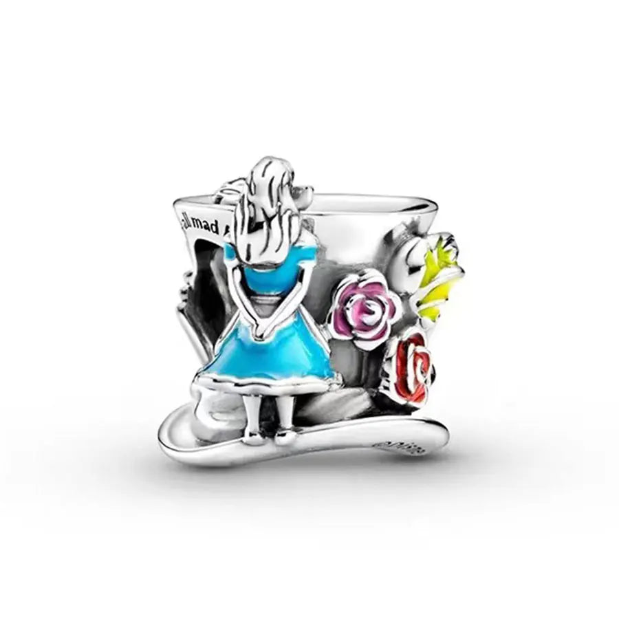 New 100% 925 sterling silver Disney  pendant beads