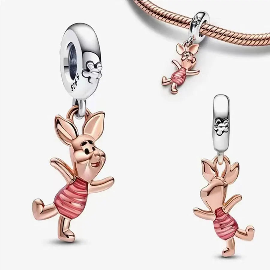 New 100% 925 sterling silver Disney  pendant beads