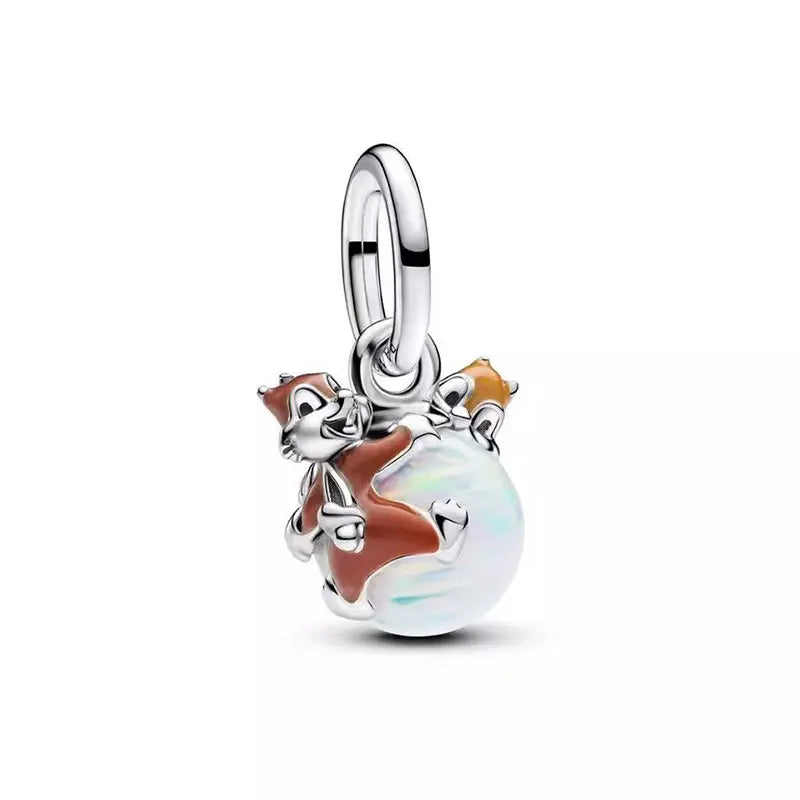New 100% 925 sterling silver Disney  pendant beads