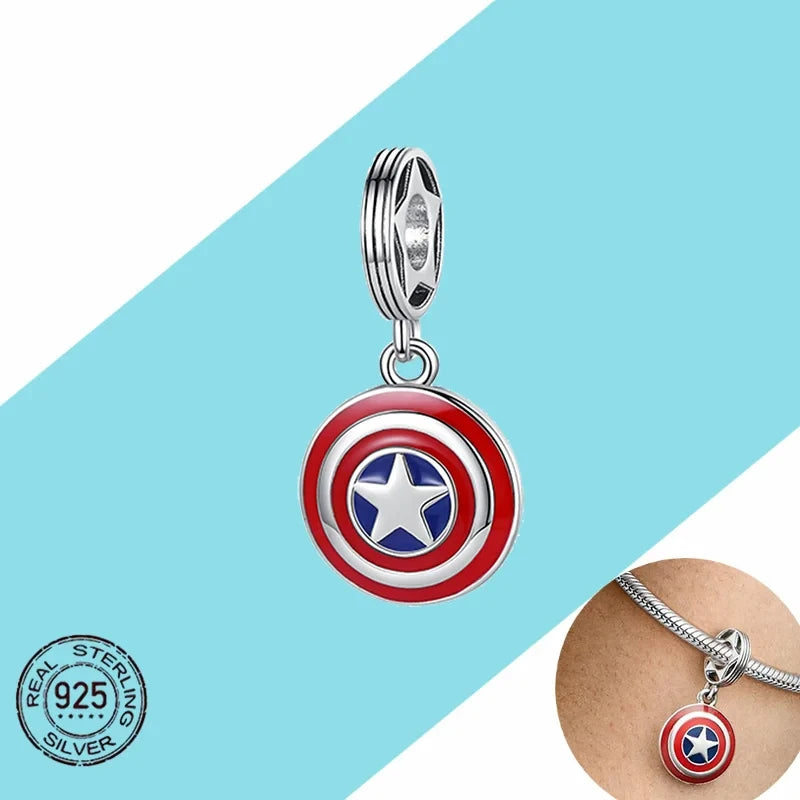 New 100% 925 sterling silver Disney  pendant beads