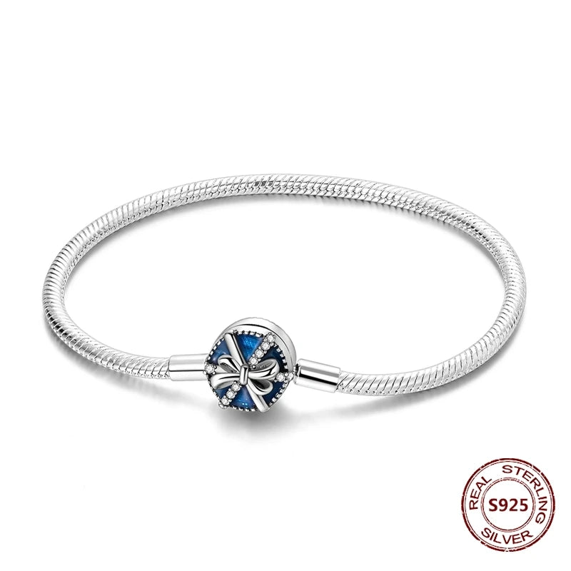 Silver 925 Bracelet Original Bracelets Colorful Zircon