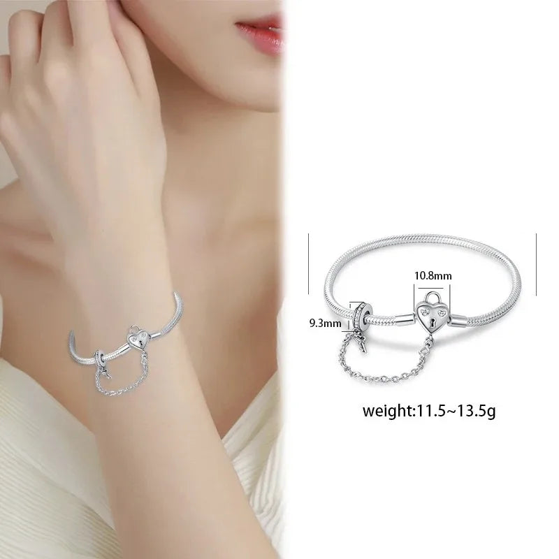 Original 925 Sterling Silver bracelet with butterfly,