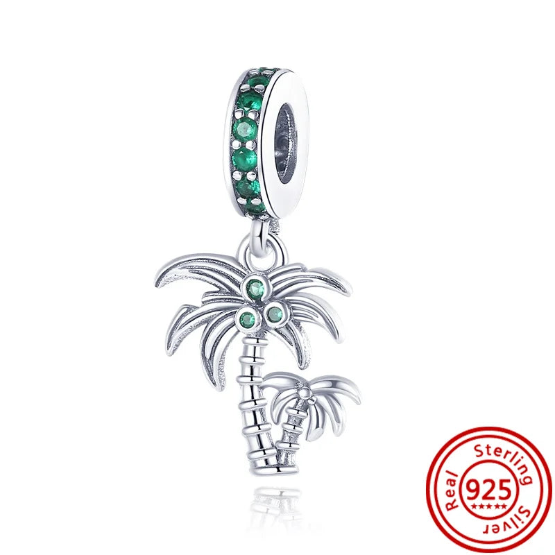 Hot Sale 925 Sterling Silver Bead Color Hot Air Balloon House Dangle Charm